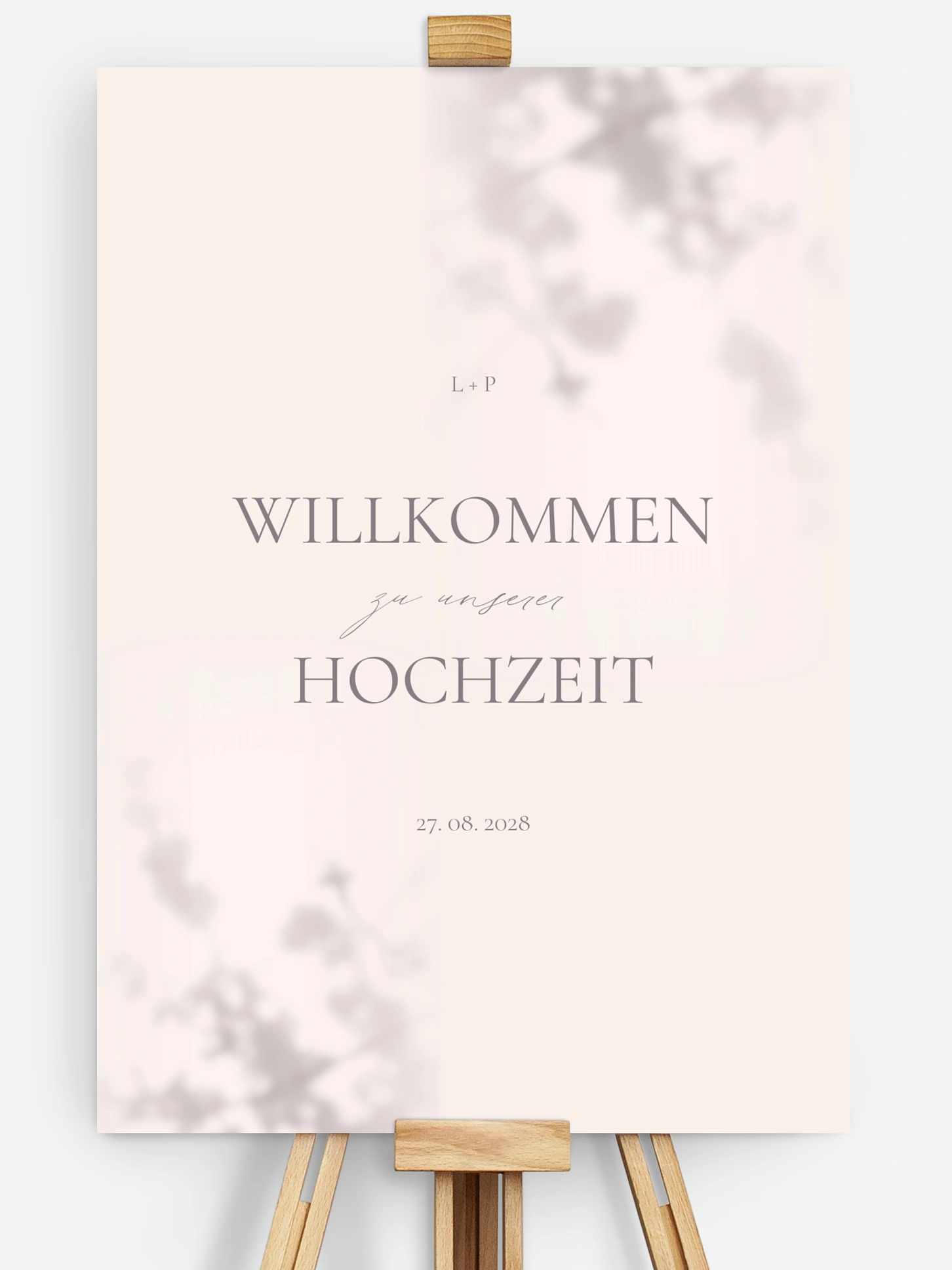 Willkommensschild Komorebi
