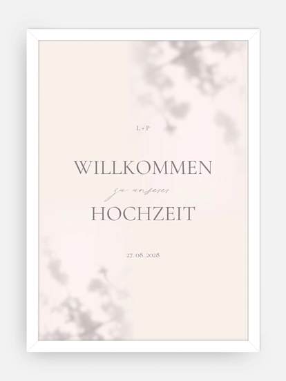 Willkommensschild Komorebi