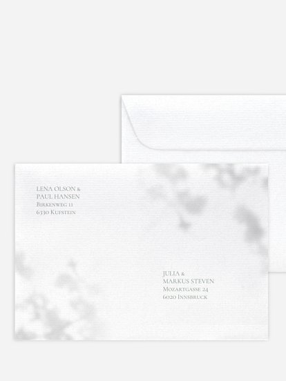 Briefumschlag mit Motiv Komorebi