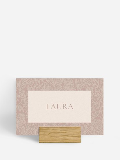 Tischkarte Hochzeit Liebesgeschichte