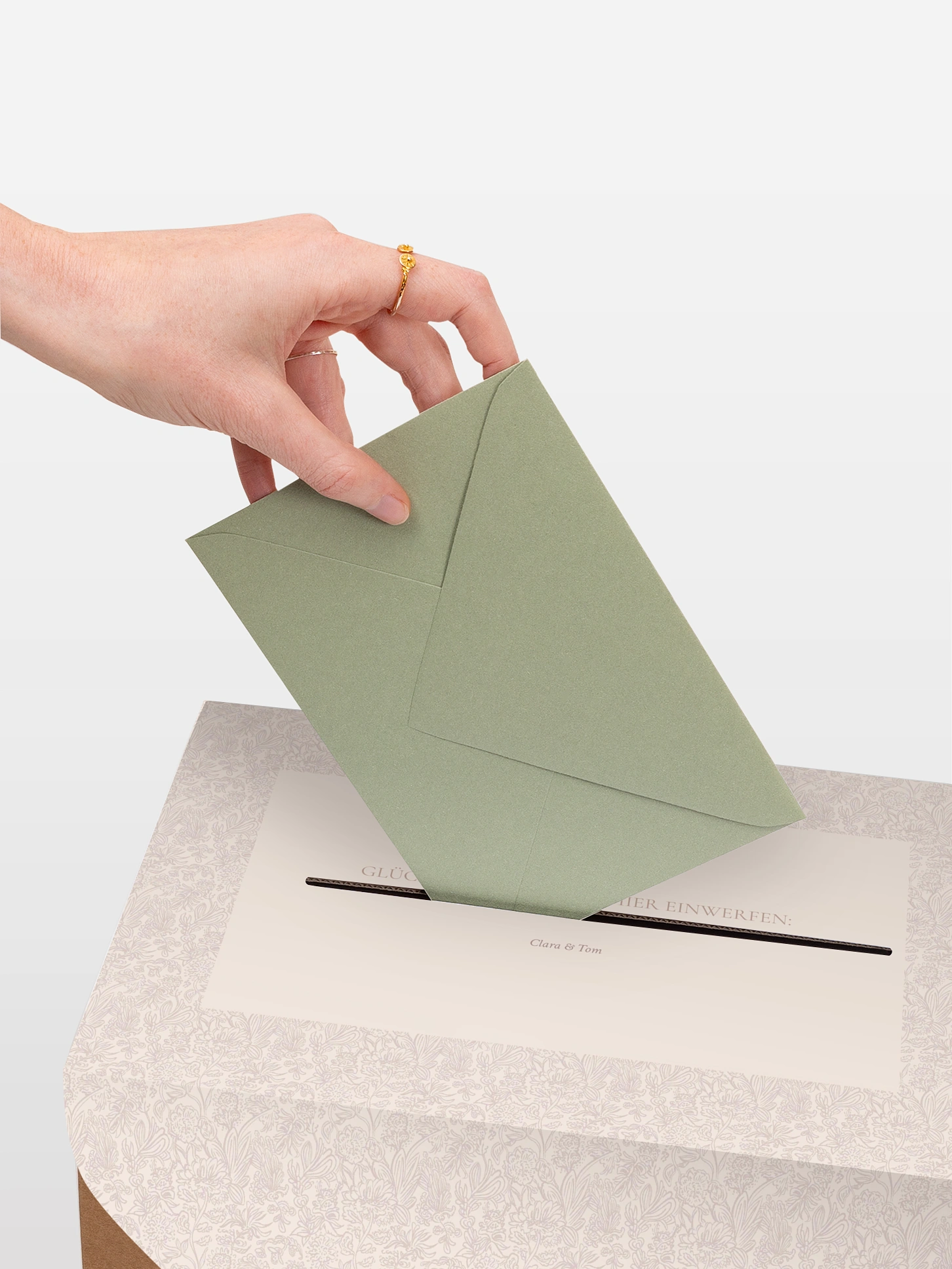 Kartenbox Hochzeit Liebesgeschichte