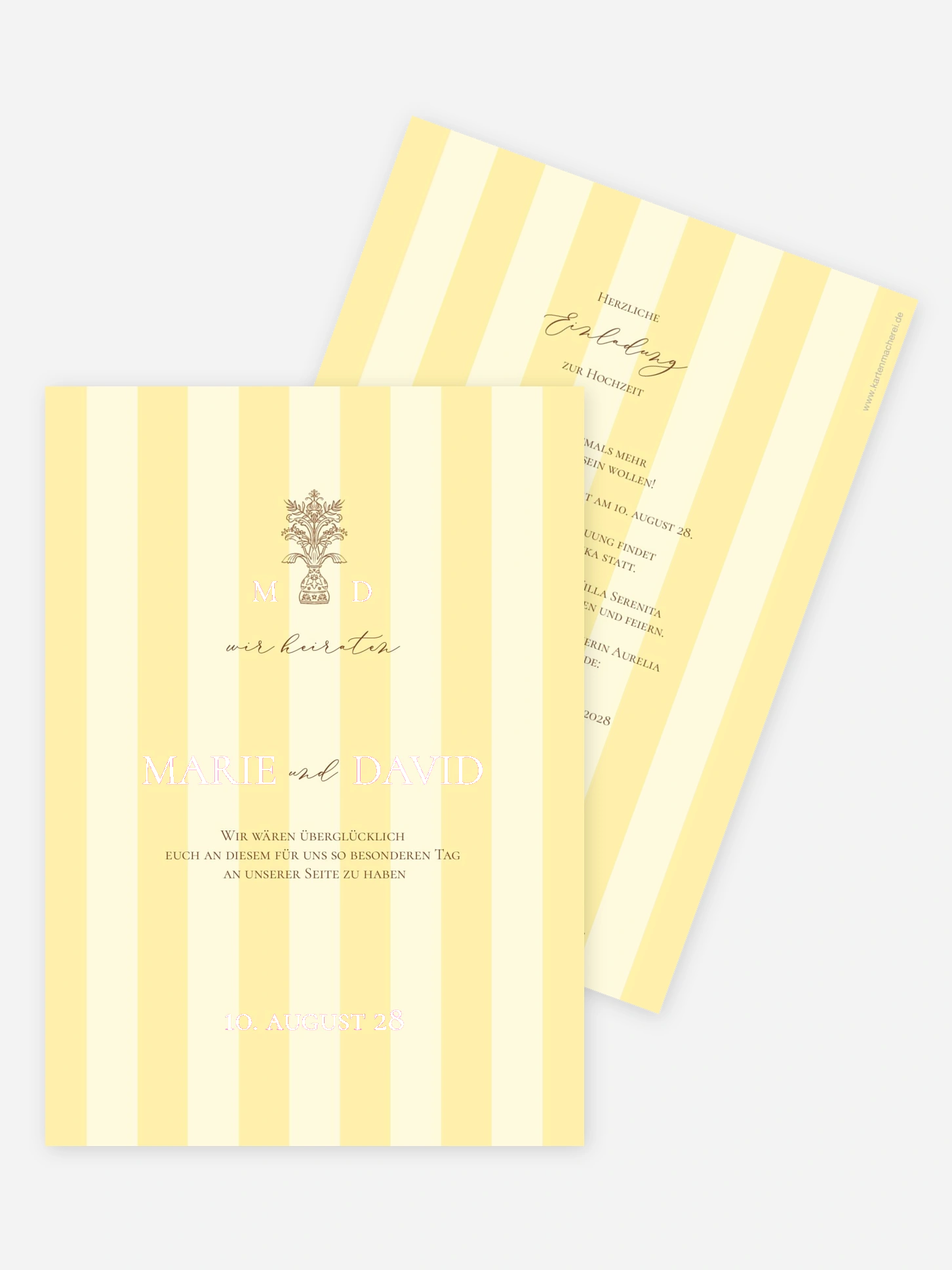 Hochzeitseinladung Sicily