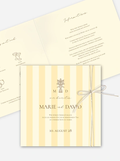 Hochzeitseinladung Sicily