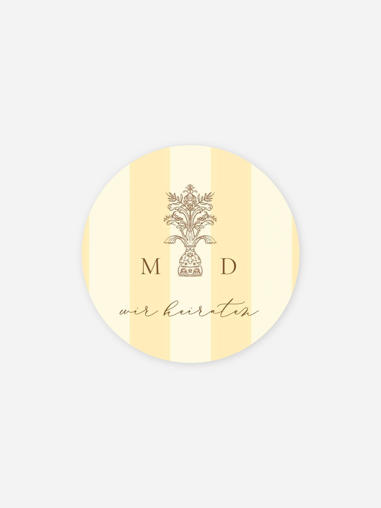 Geschenkaufkleber Hochzeit Sicily