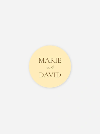 Geschenkaufkleber Hochzeit Sicily