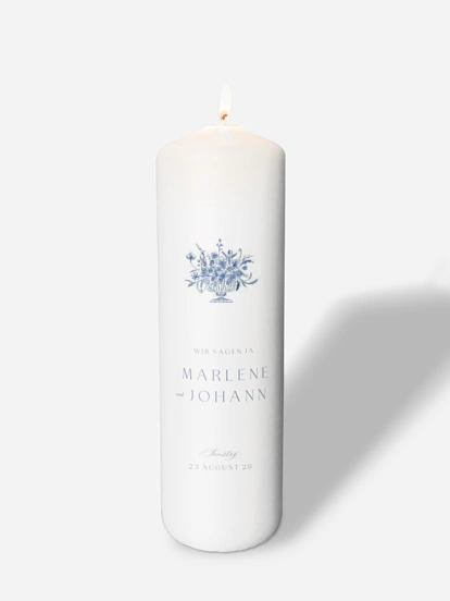 Hochzeitskerze Fine Florals