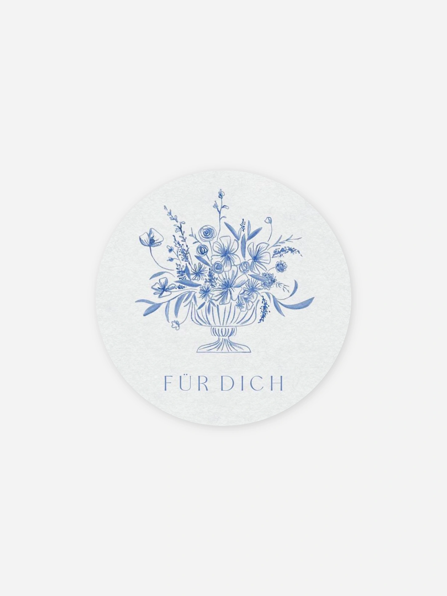Geschenkaufkleber Hochzeit Fine Florals
