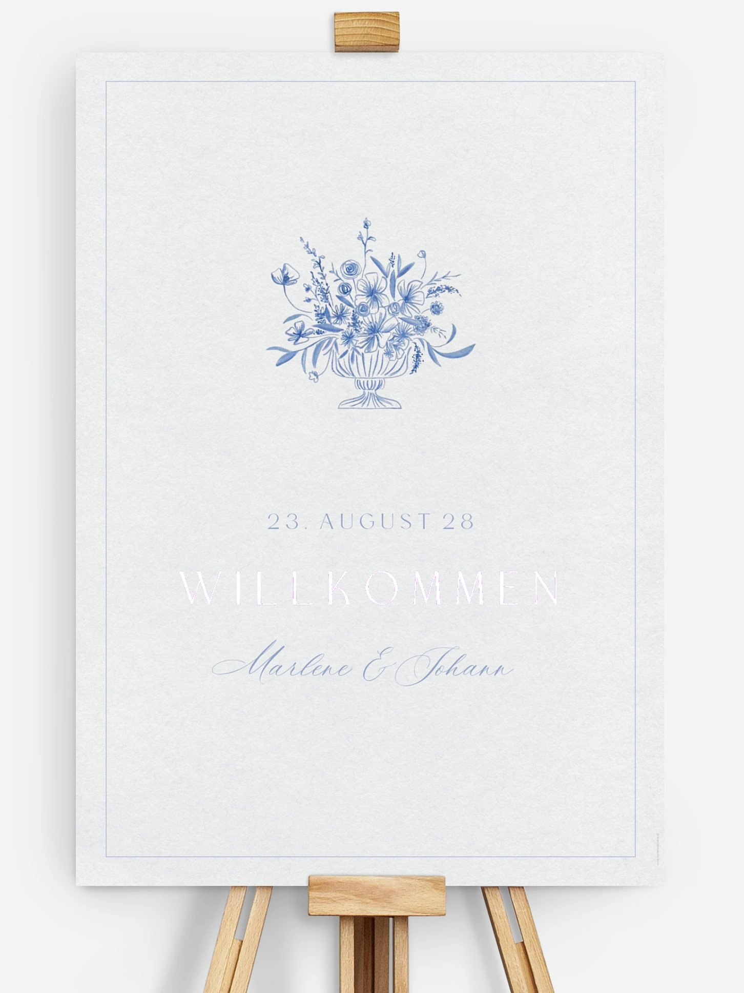 Willkommensschild Fine Florals
