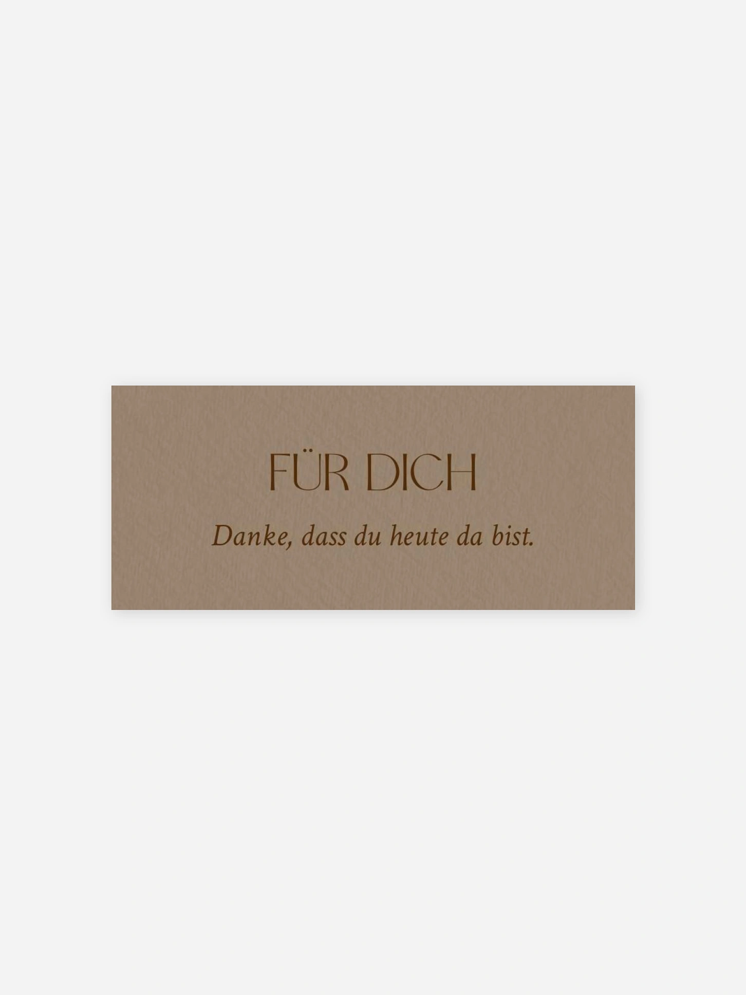 Geschenkaufkleber Hochzeit Mocca