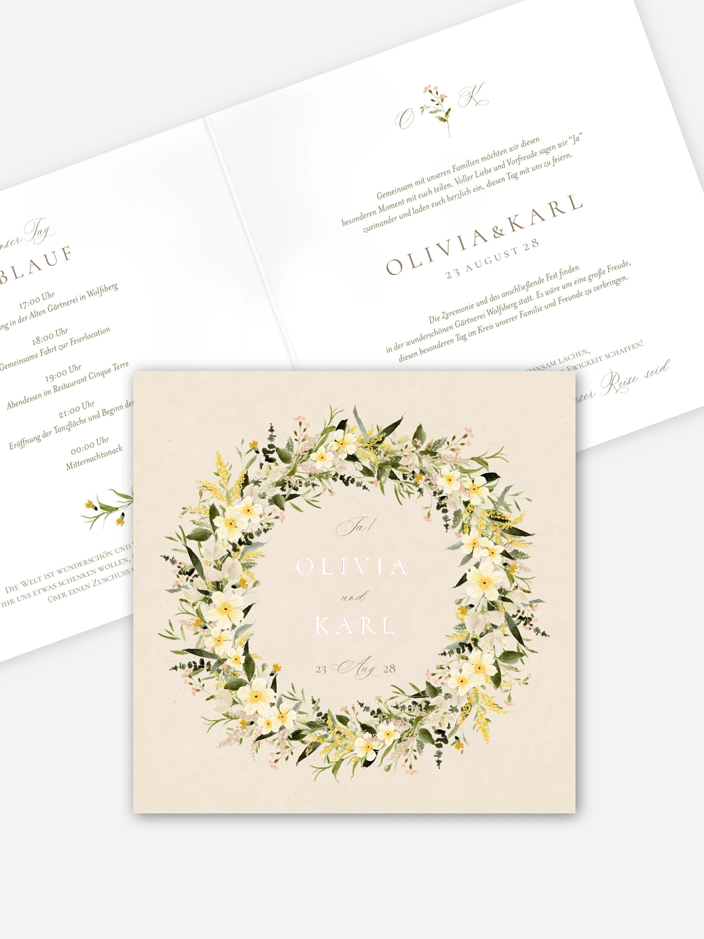 Hochzeitseinladung Summer Petals