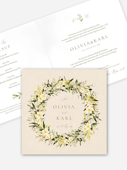 Hochzeitseinladung Summer Petals