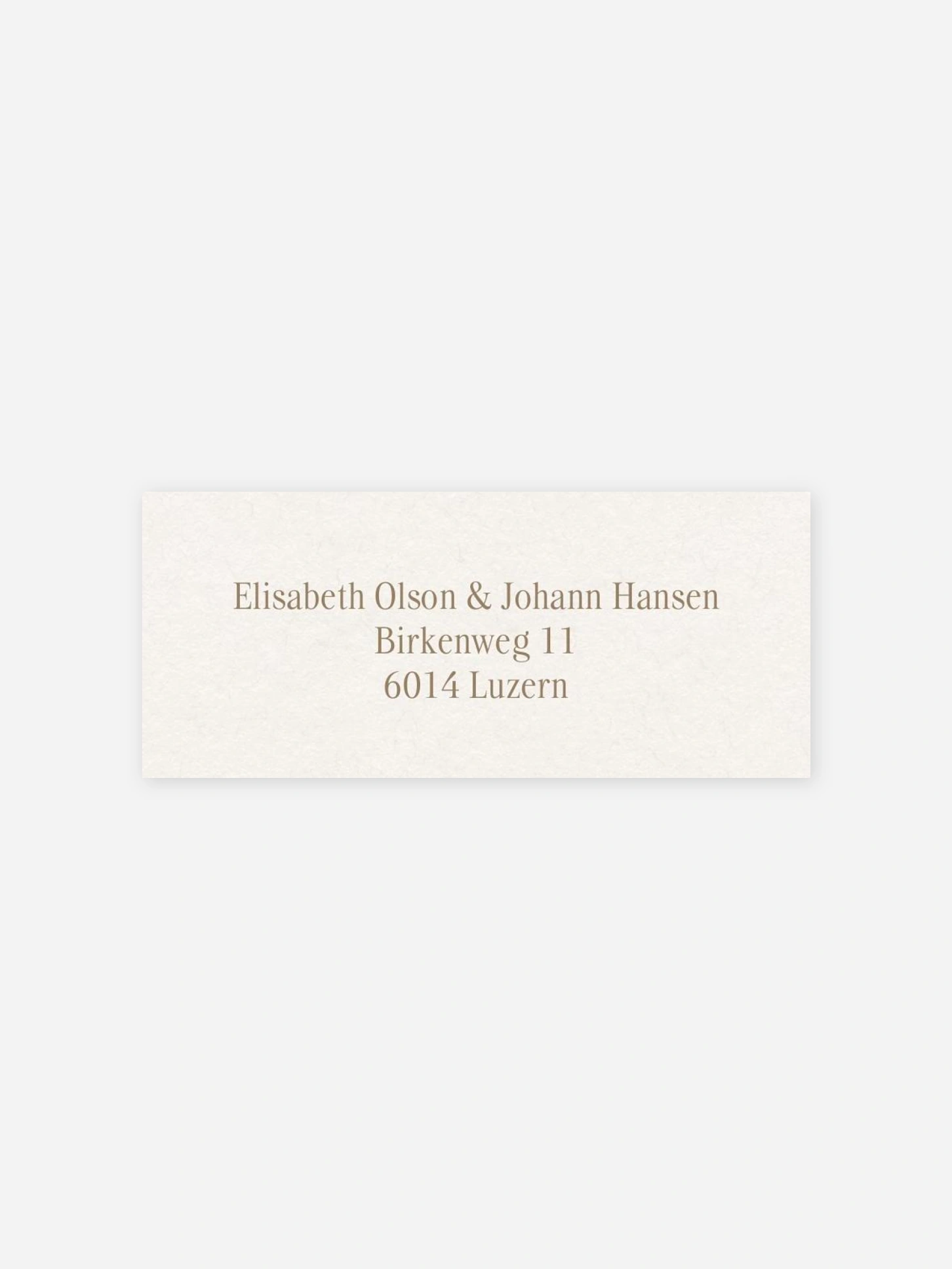 Absenderaufkleber Hochzeit Dieser eine Tag