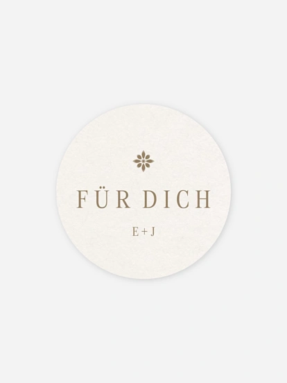 Geschenkaufkleber Hochzeit Dieser eine Tag