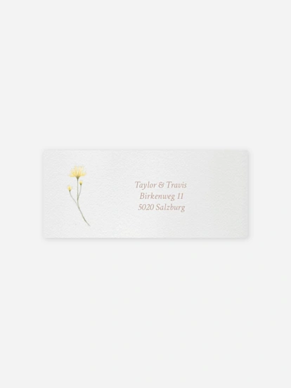 Absenderaufkleber Hochzeit From Lover to Forever