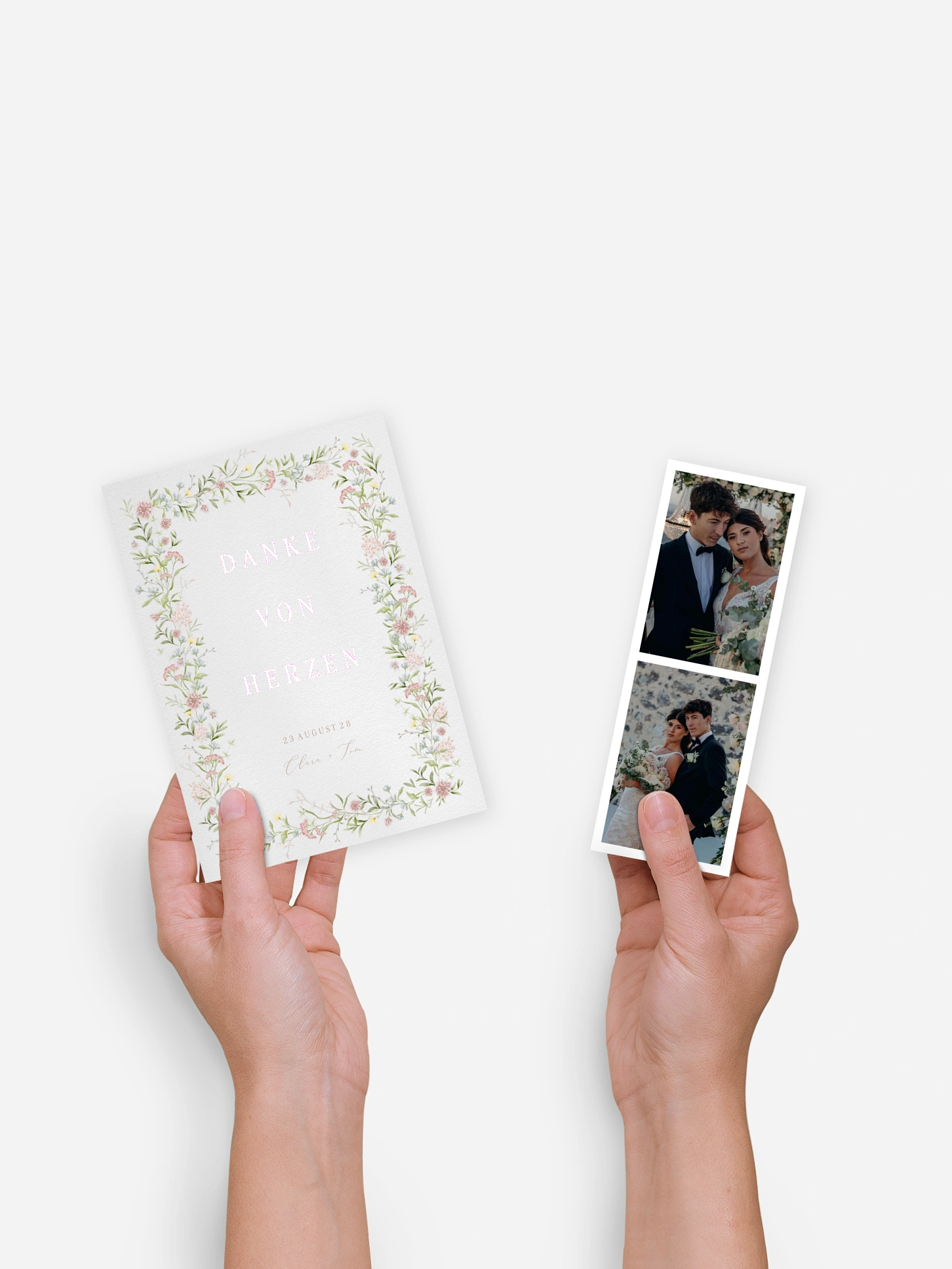Dankeskarte Hochzeit From Lover to Forever