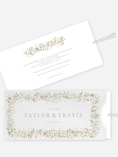 Hochzeitseinladung From Lover to Forever