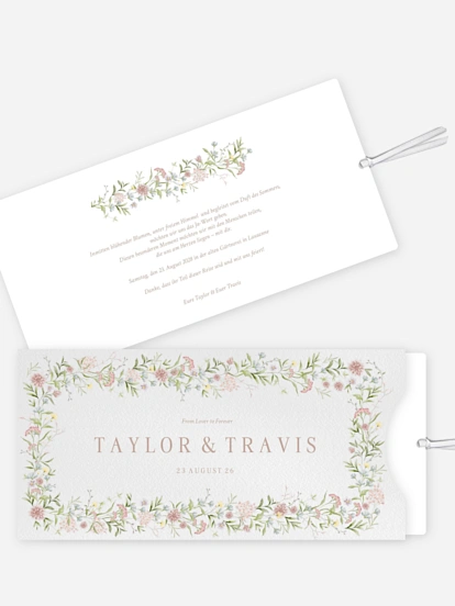 Hochzeitseinladung From Lover to Forever