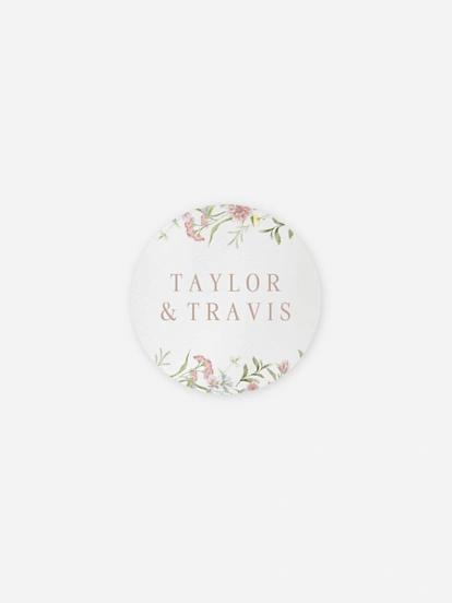 Geschenkaufkleber Hochzeit From Lover to Forever