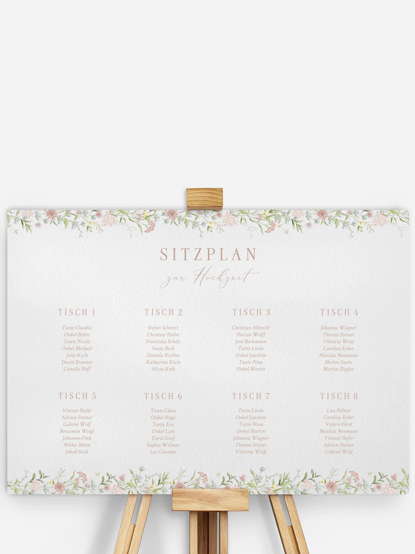 Sitzplan Plakat From Lover to Forever
