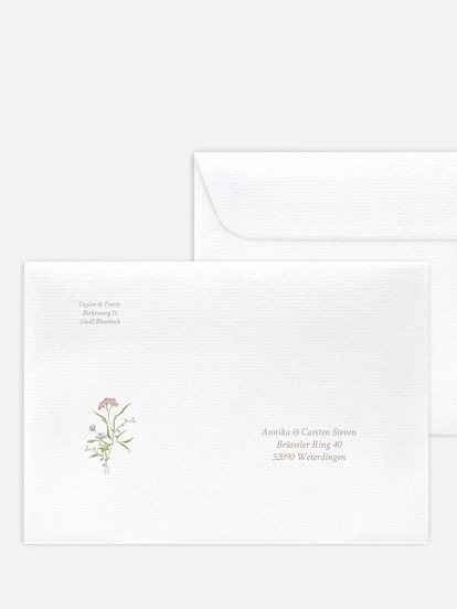 Briefumschlag mit Motiv From Lover to Forever