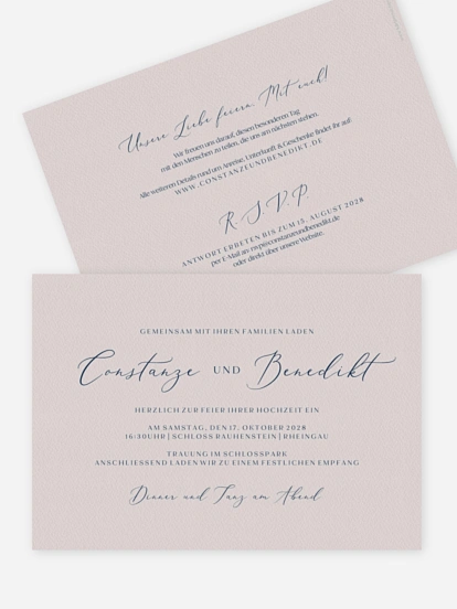 Hochzeitseinladung Nobility