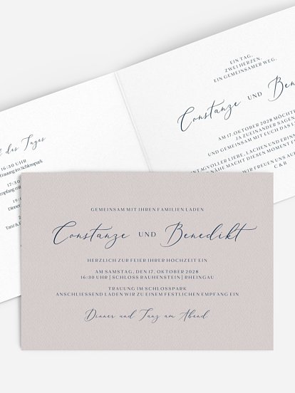 Hochzeitseinladung Nobility