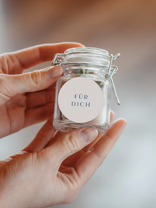 Geschenkaufkleber Hochzeit Nobility