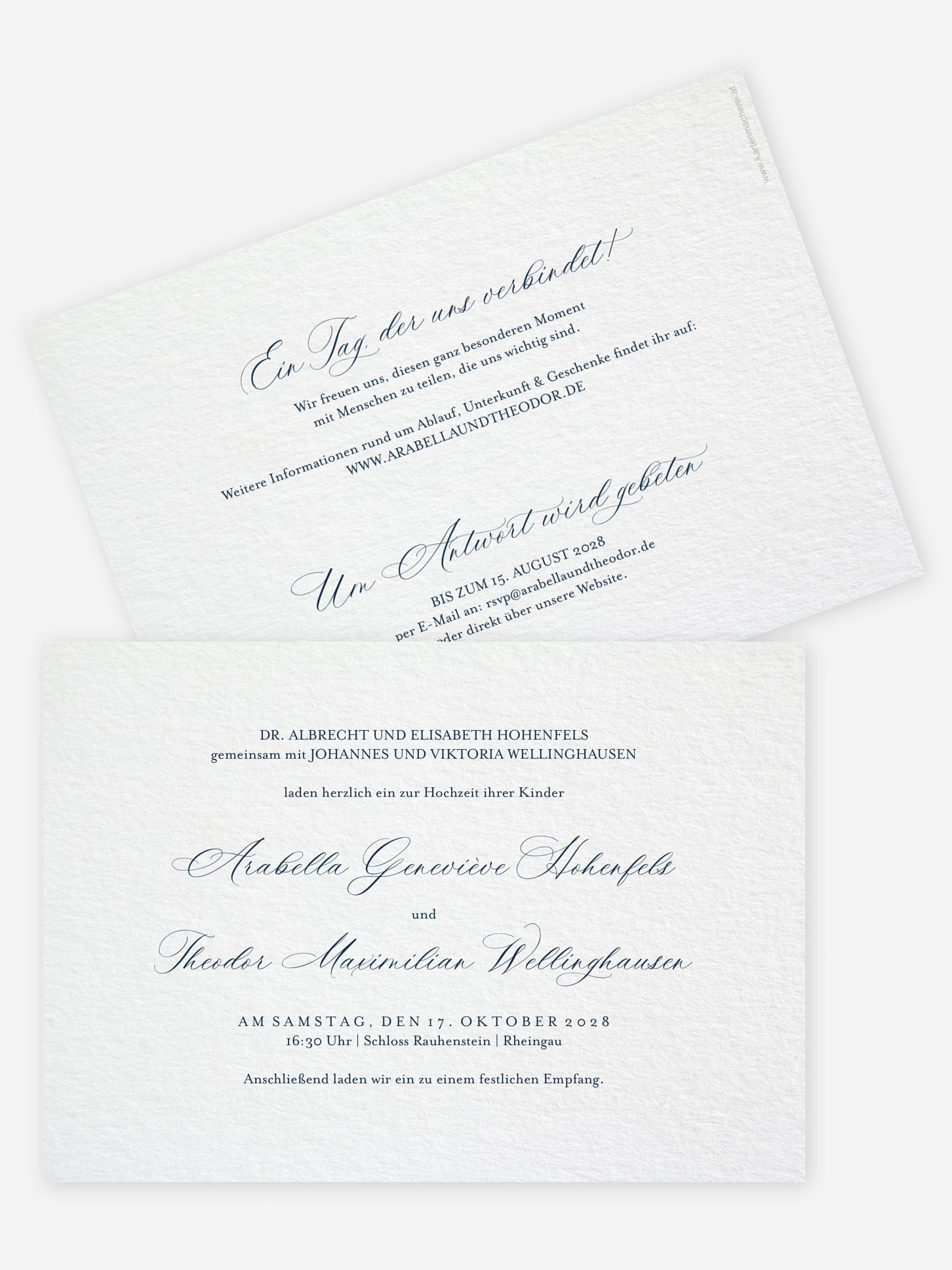 Hochzeitseinladung Pure Elegance