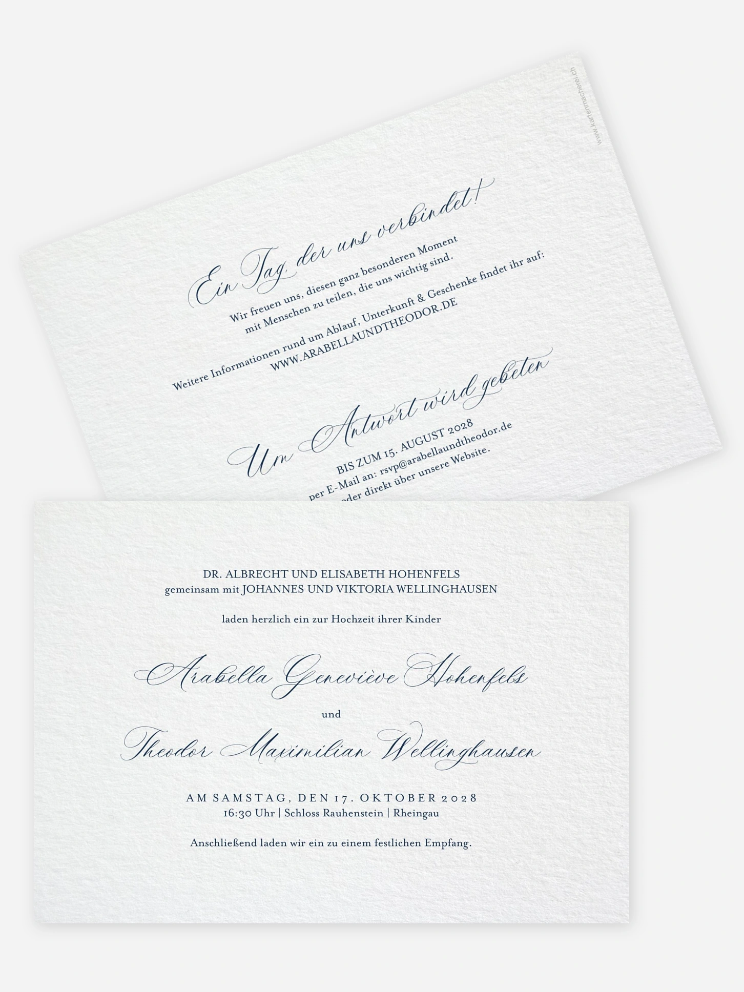 Hochzeitseinladung Pure Elegance