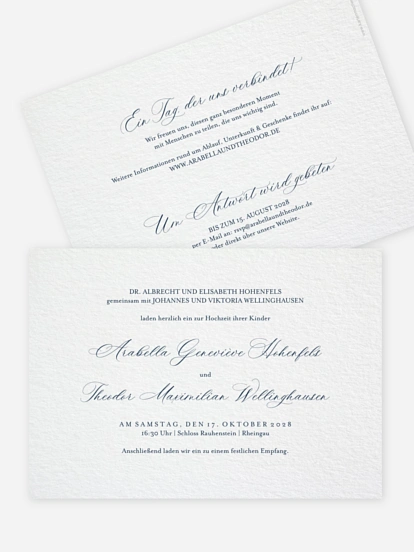 Hochzeitseinladung Pure Elegance