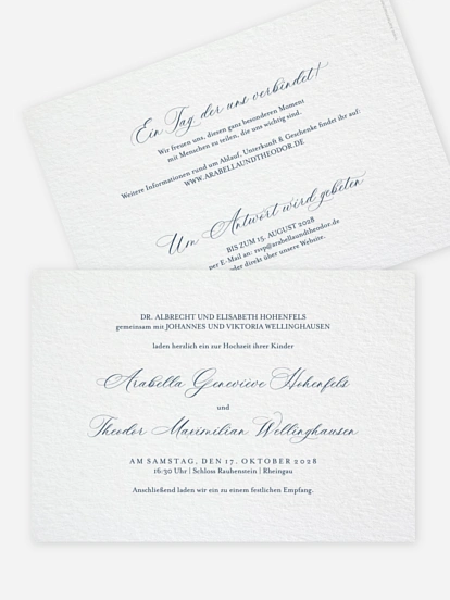 Hochzeitseinladung Pure Elegance