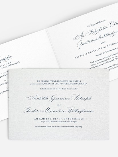 Hochzeitseinladung Pure Elegance