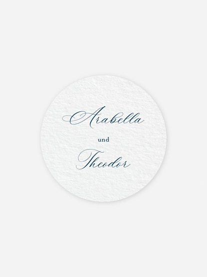 Geschenkaufkleber Hochzeit Pure Elegance