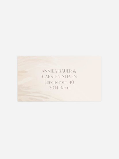 Empfängeraufkleber Hochzeit My Everything