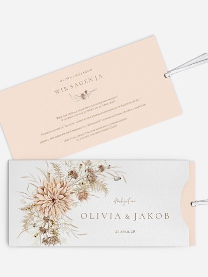 Hochzeitseinladung Sommerhauch