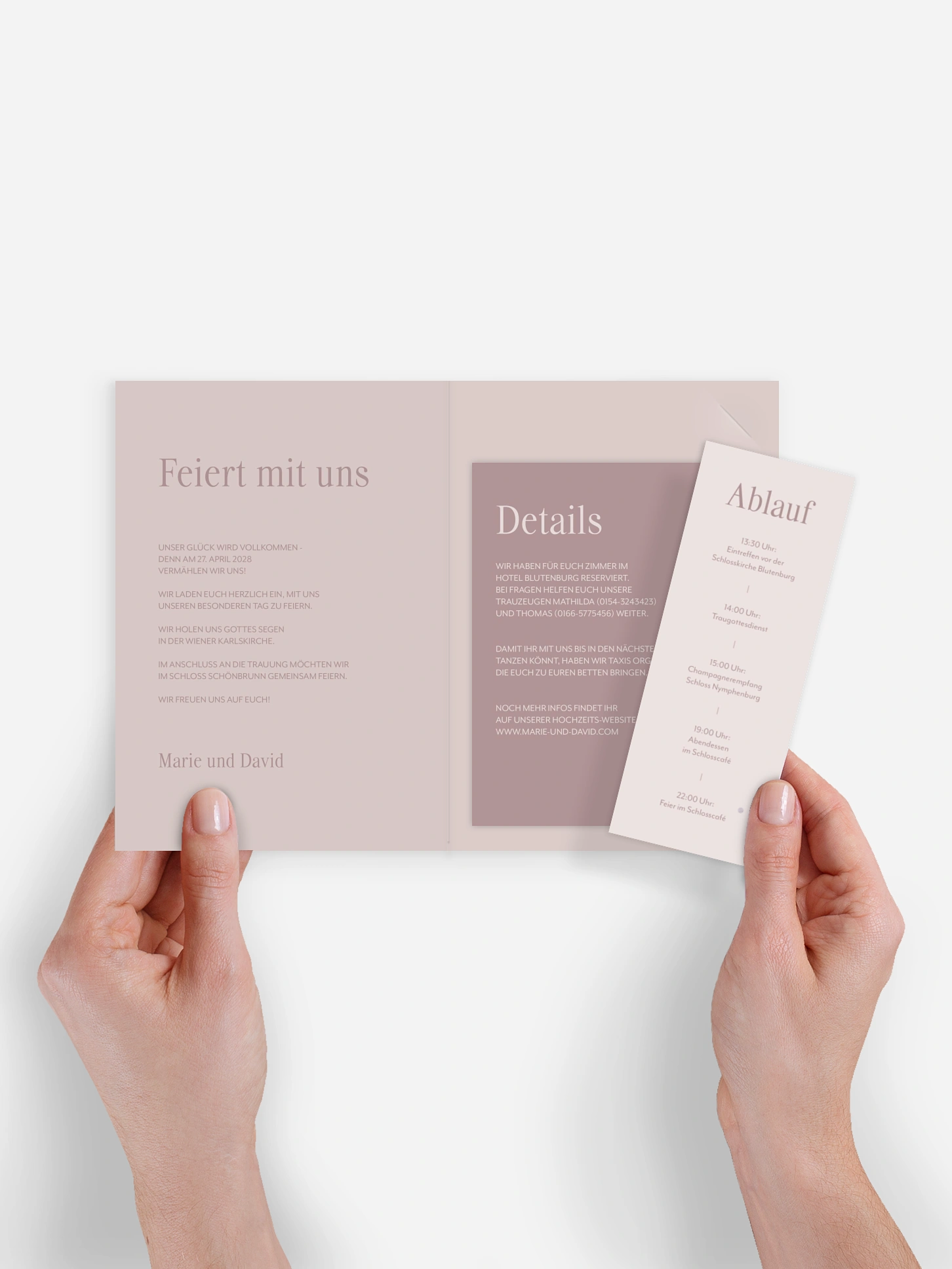 Hochzeitseinladung Synergie