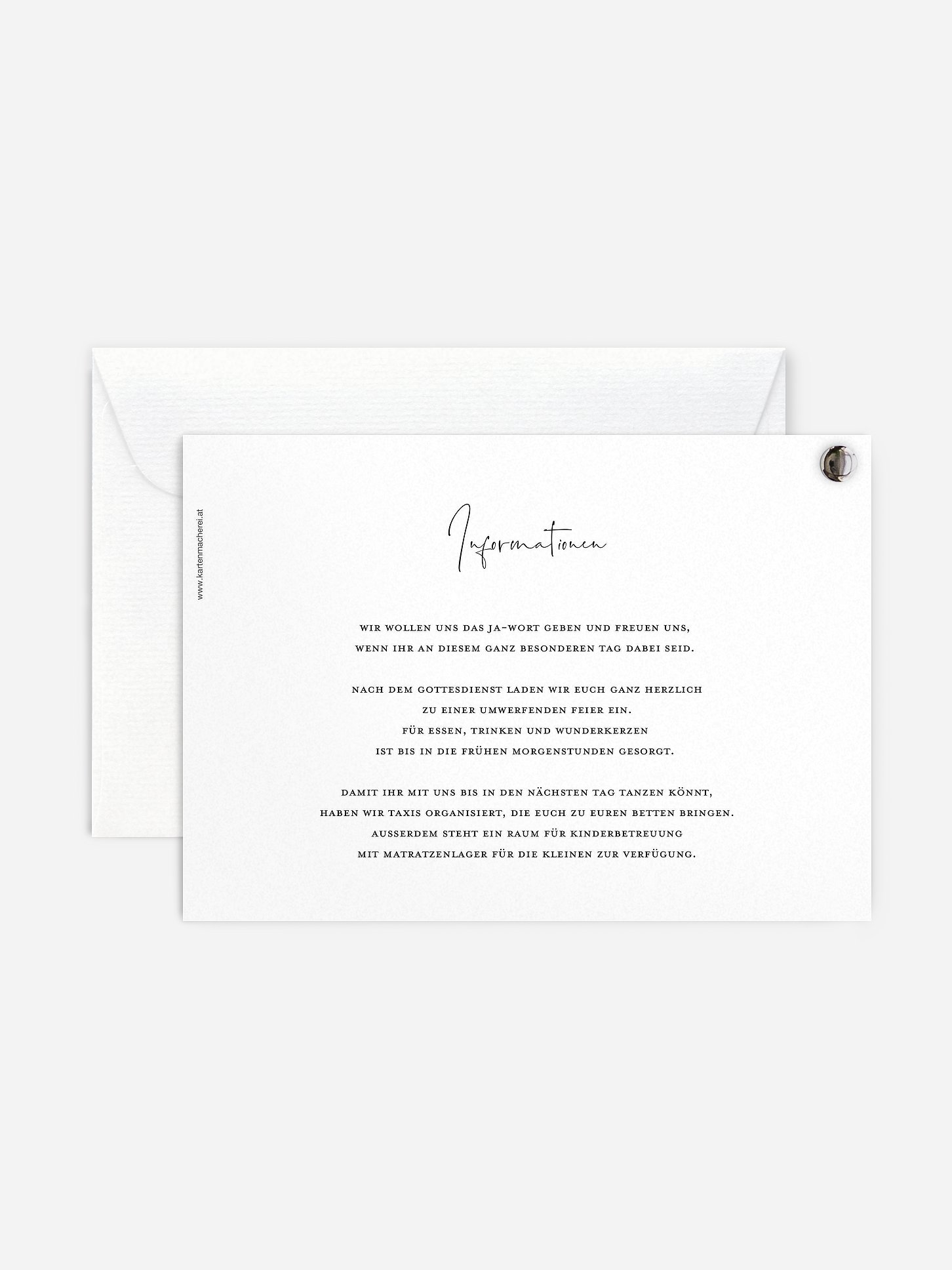 Hochzeitseinladung Glückspaar