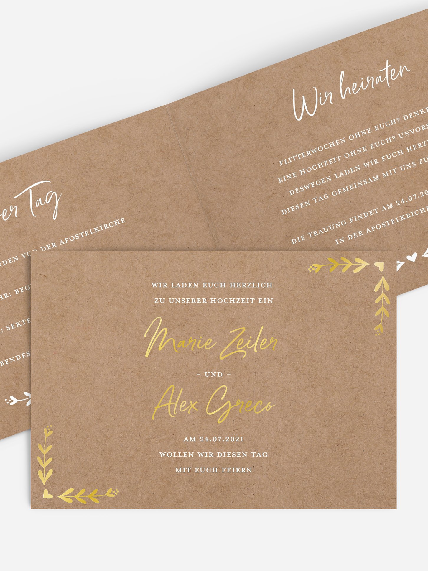 Hochzeitseinladung Rustic Wedding