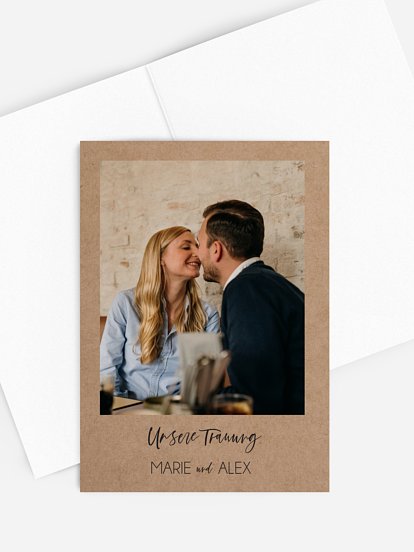 Kirchenheft Hochzeit Photo Strip