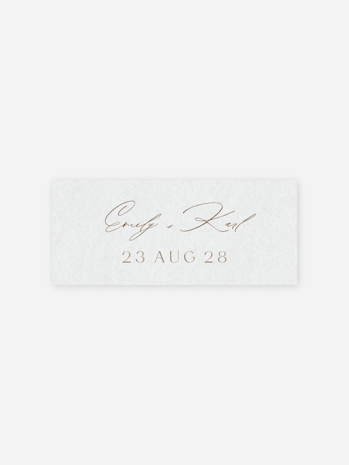 Geschenkaufkleber Hochzeit Pure Initials