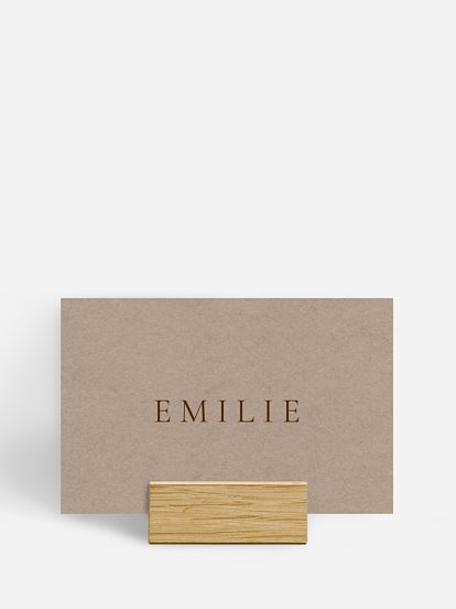 Tischkarte Hochzeit Mocca Moments