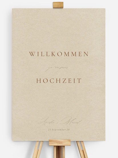 Willkommensschild Mocca Moments