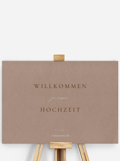 Willkommensschild Mocca Moments