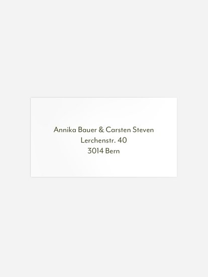 Empfängeraufkleber Hochzeit La Limonaia