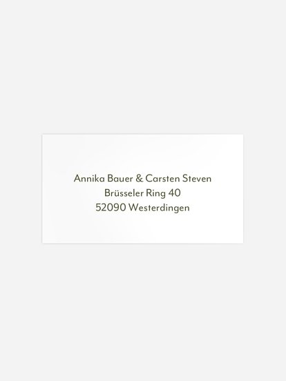 Empfängeraufkleber Hochzeit La Limonaia