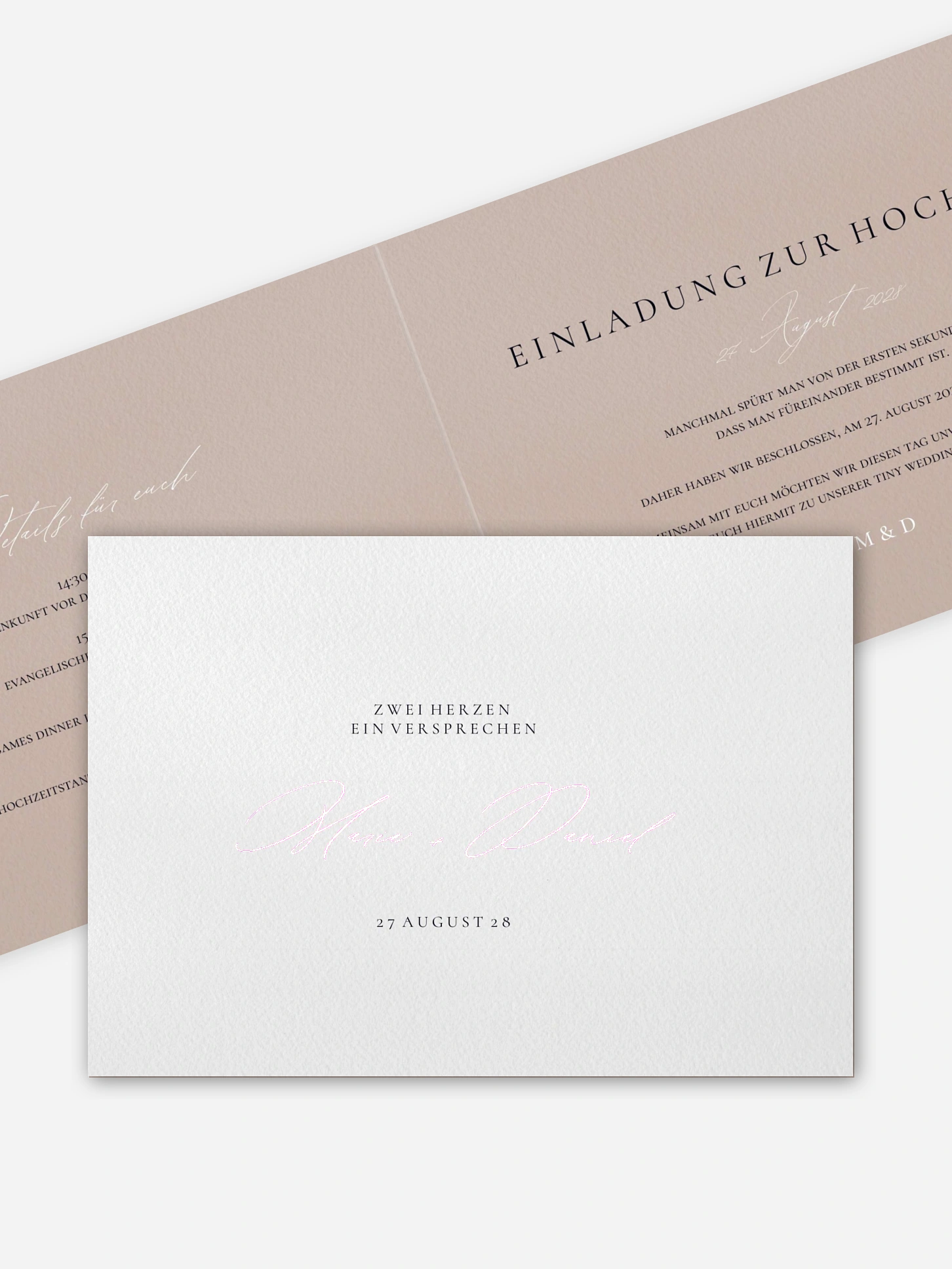 Hochzeitseinladung Fine Details