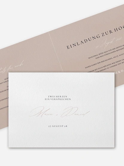 Hochzeitseinladung Fine Details