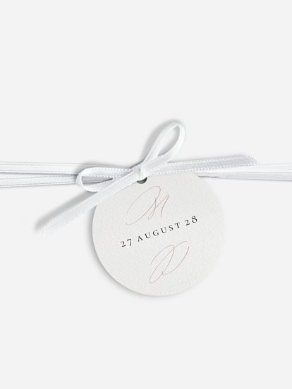 Anhänger mit Band zur Hochzeit Fine Details