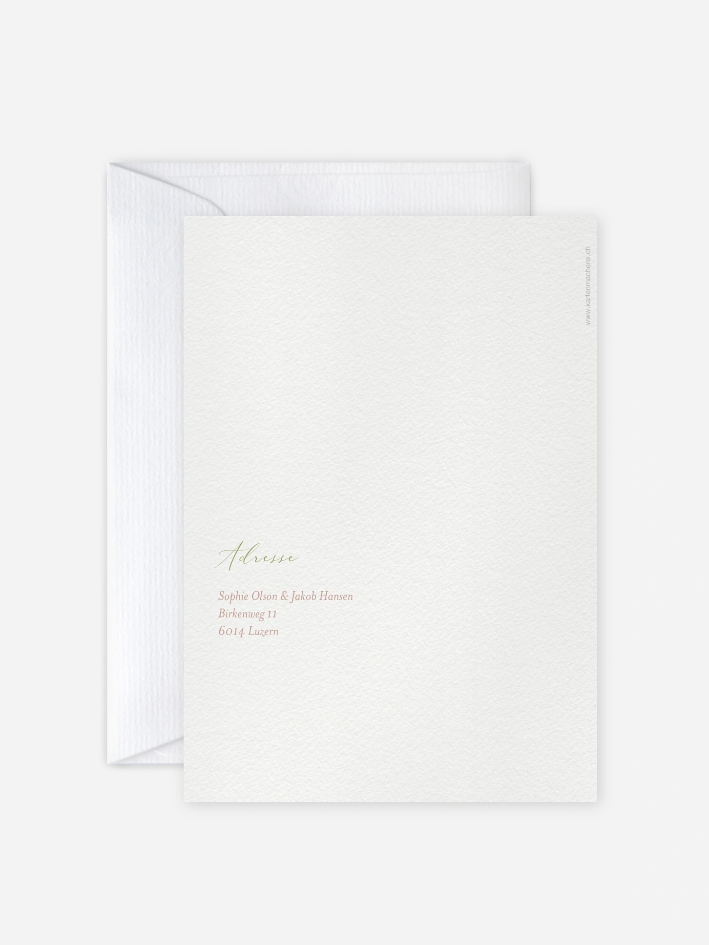 Hochzeitseinladung Band der Liebe