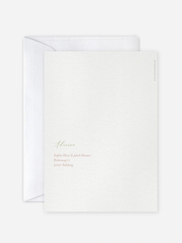 Hochzeitseinladung Band der Liebe